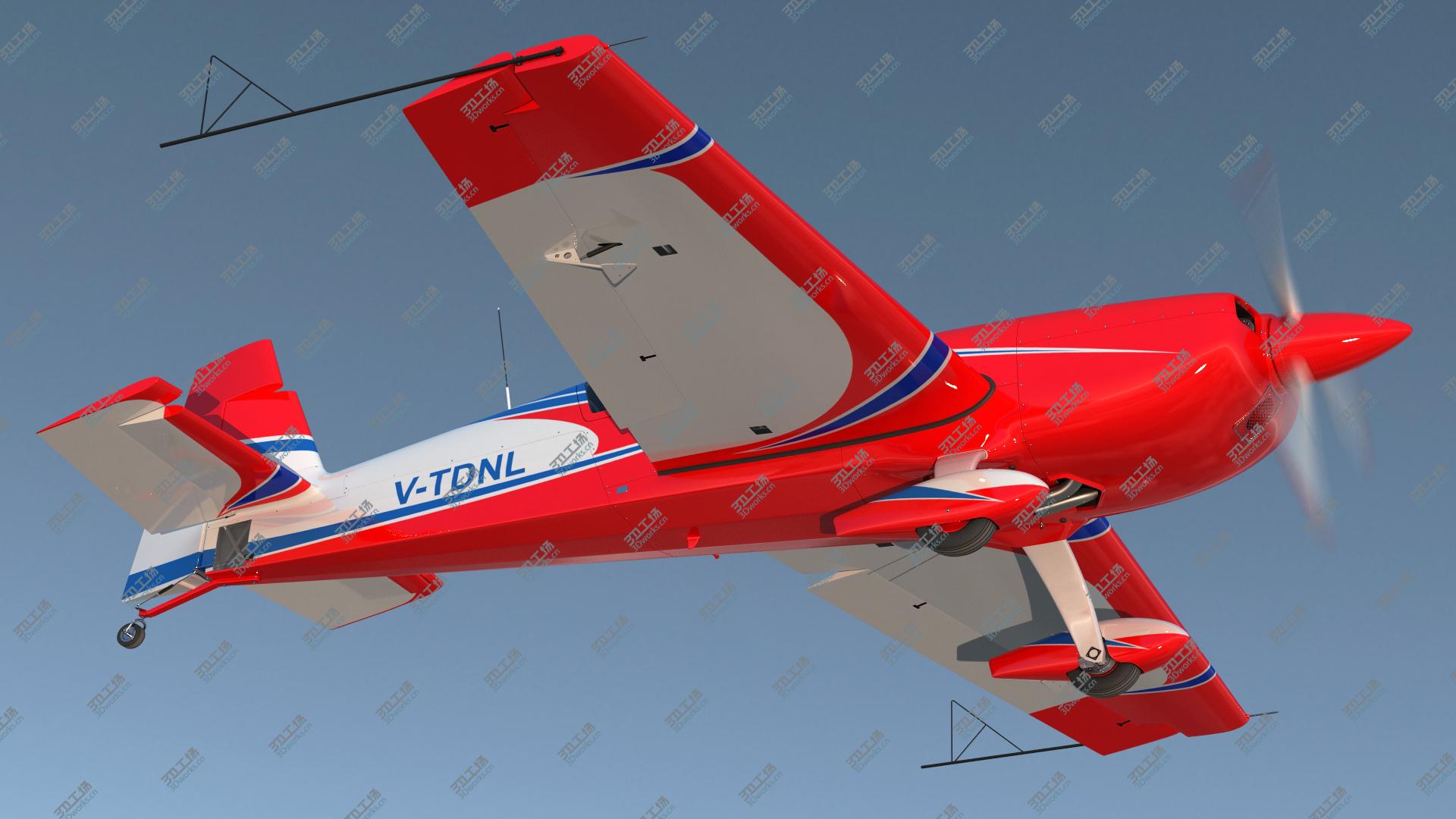 images/goods_img/202104094/3D Aerobatic Monoplane Extra EA-300 Aircraft model/2.jpg